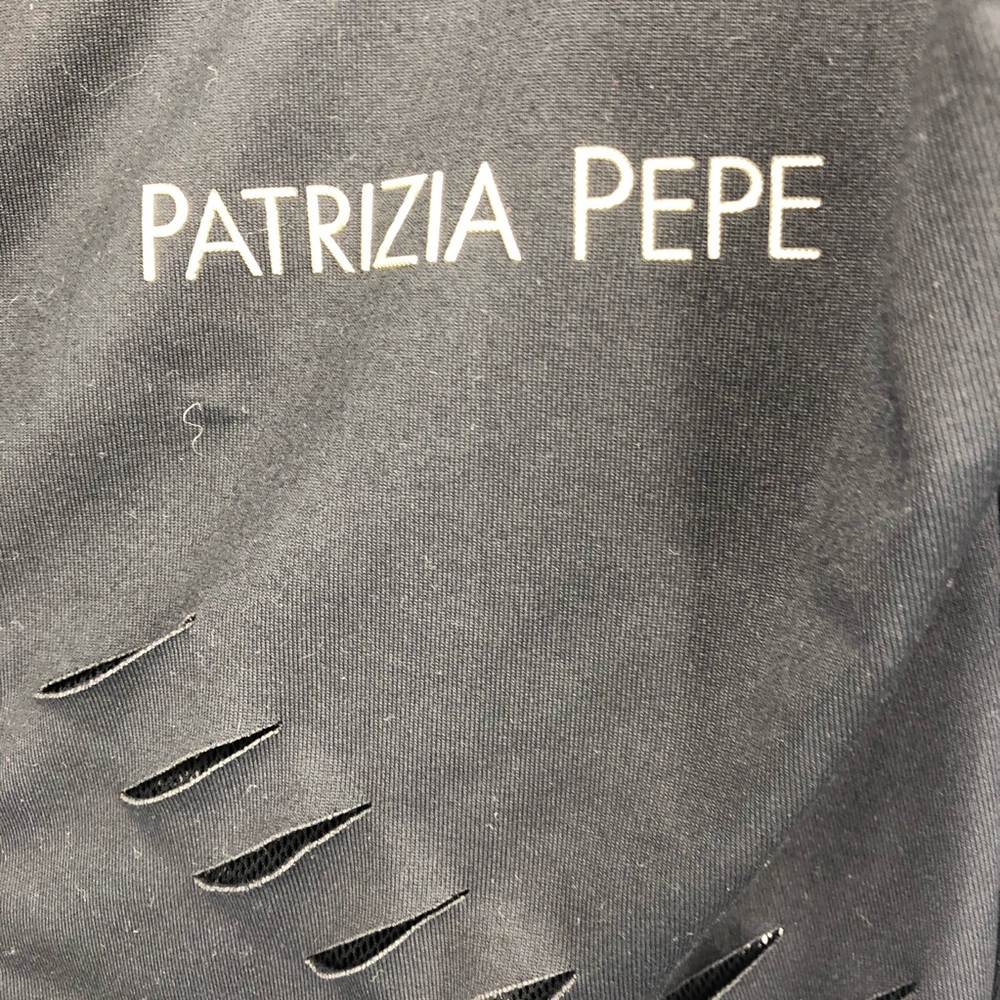 Patrizia Pepe Love sport distressed hoodie - Picture 3 of 7